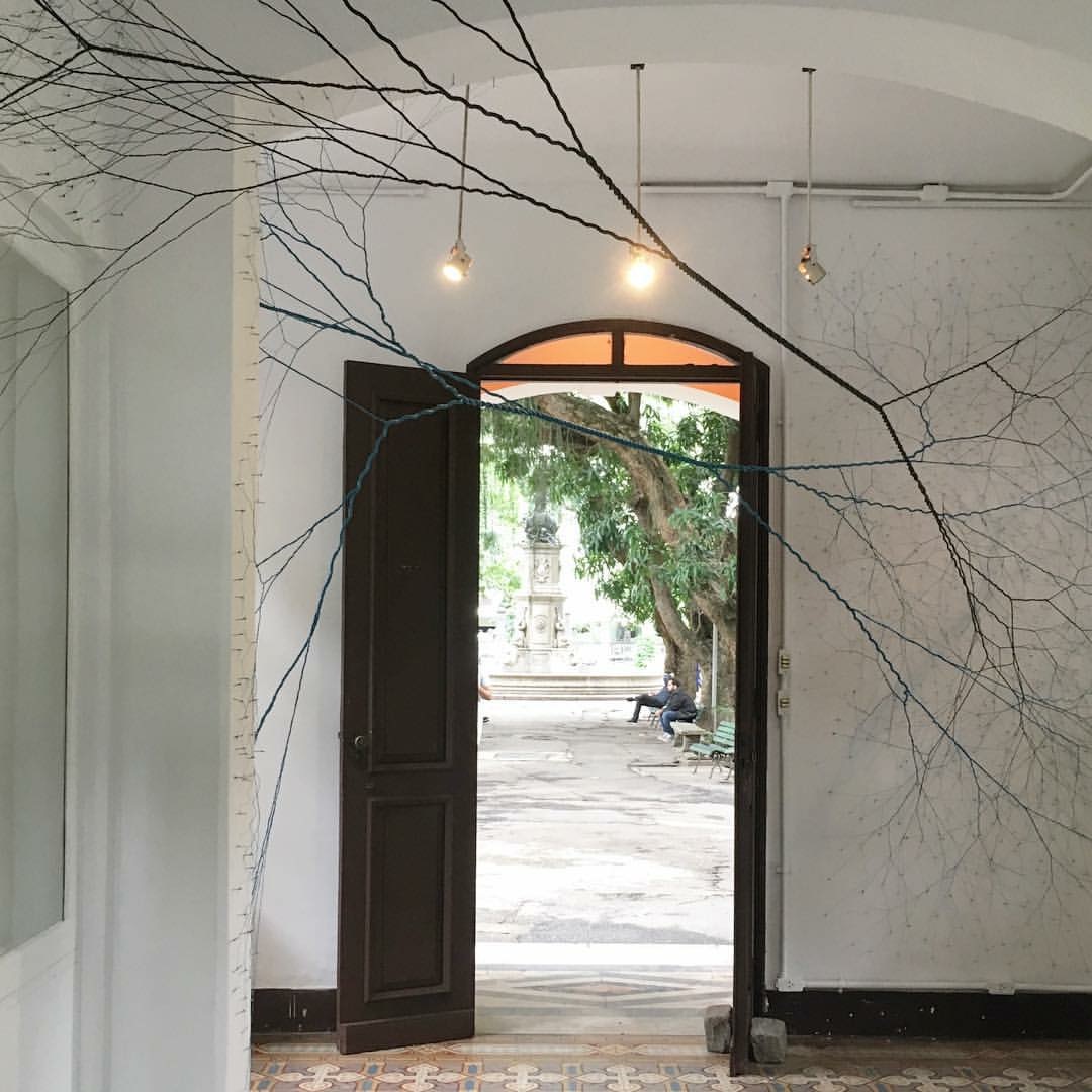 Janaina Mello Landini, Ciclotrama 52 (intersecção), 2016 (installation view