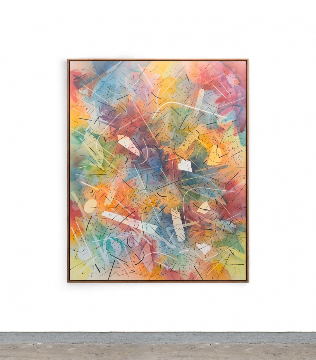 Le Macerie del Nuraghe (2023), Acrylic on Canvas, 190x153cm