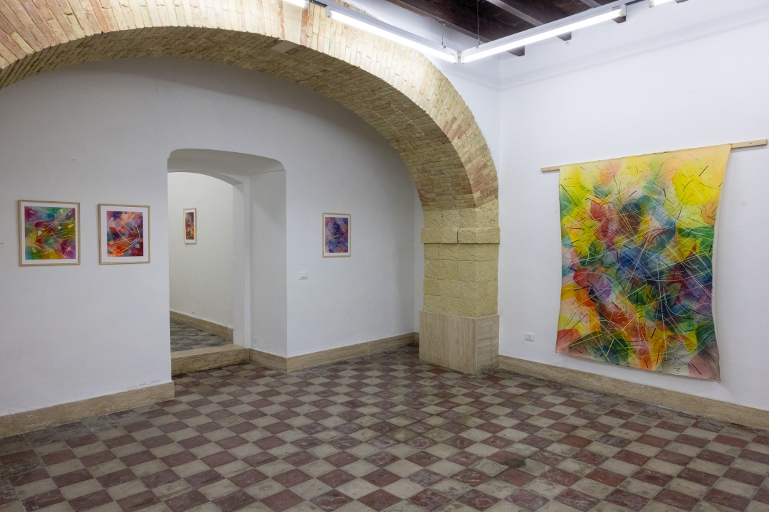 Distillati (installation view); ph. by Stefano Oliverio, courtesy the artist and Galleria Macca